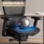 Chaise de travail ergonomique en maille à boutons avec verrouillage d'inclinaison à 3 niveaux, chaise de bureau personnel avec sièges en filet à haut dossier, roulettes et appuis-tête réglables; Doté d'un soutien lombaire confortable et d'accoudoirs réglables-674279189-673033114