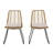 DEJA CHAIR,2PCS With 2 Cushions