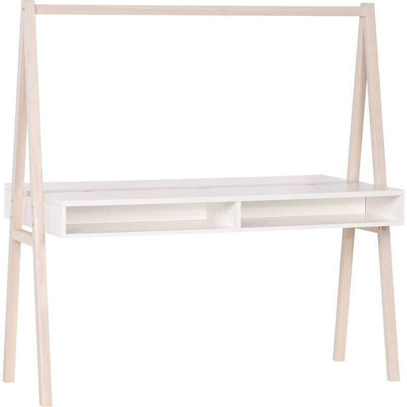 Robena Height Adjustable Writing Desk, White