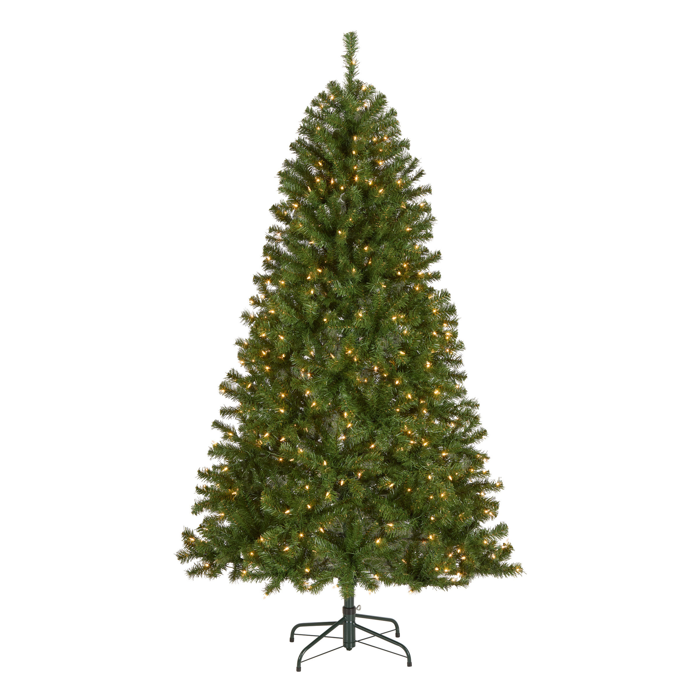 The Holiday Aisle® North Valley Spruce Tree with Clear Lights & Reviews | Birch Lane