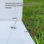 Housse pour pavillon de jardin en métal 8 pi x 8 pi, blanc