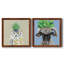 «Playful Nature», ensemble de 2 peintures sur toile encadrées-937443768-937443751