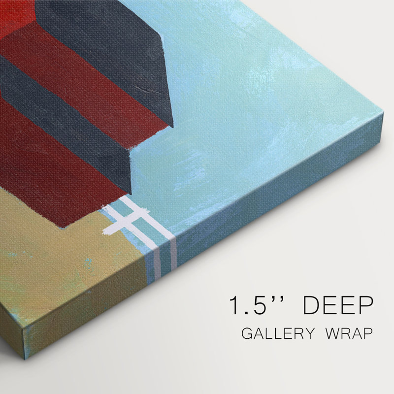 Big Red One II -Gallery Wrapped Cavas, 24" H x 36" W
