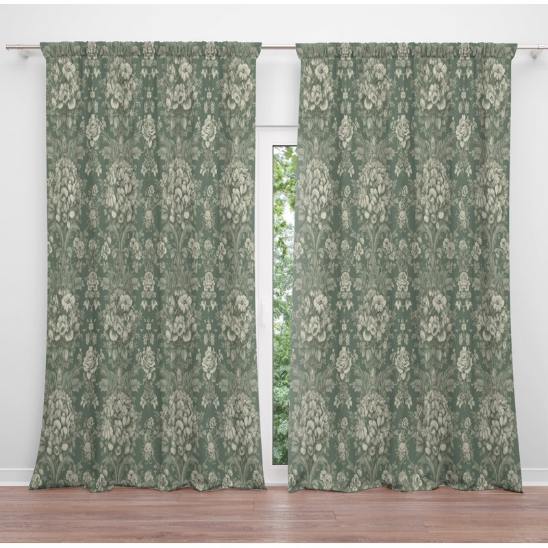 Rideau en polyester Hadji, L 40 po x L 82 po