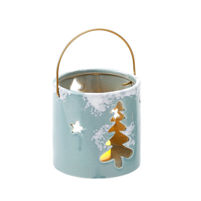 Porte-bougie vert 4,25 "