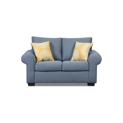 Causeuse Rebecca, 66 po, bleu