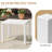 Bridgitte Aluminum Side Table-13982052