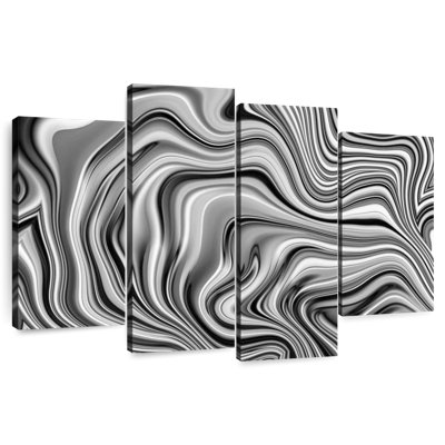 Avery grand gris abstrait