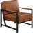 Retro Upholstered Accent Lounge Chair