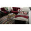 Fauteuil convertible en bourgogne avec rangement - pour plus d'efficacité de l'espace