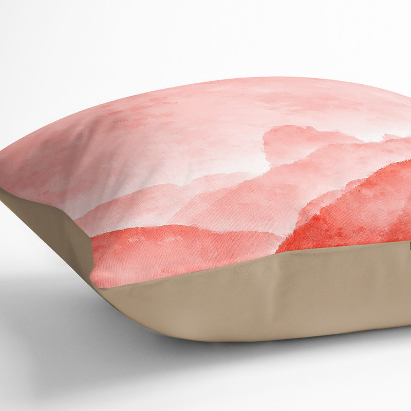 Square Throw Cushion, Stone, 40cm H x 40cm W x 15cm D