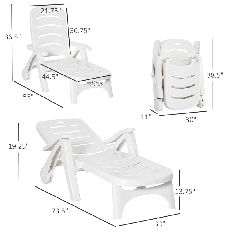 Chaise longue rembourrée Deyannah