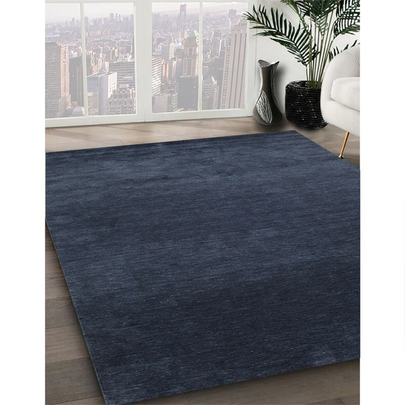 Tapis contemporain 100% lavable à la machine 39, Carré 3 pi