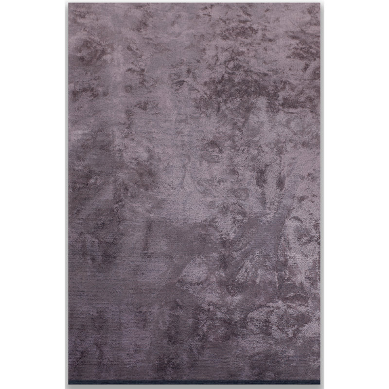 Rapture Contemporary Glossy Lilac Area Rug, Rectangle 7'10" x 11'2"