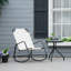 Chaise berçante de jardin Outsunny