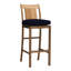 Croquet 24.5" Patio Bar Stool with Cushion-2129122556-2129069838-2129069237