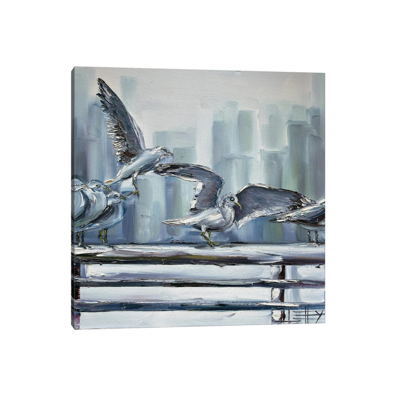Toward Manhattan, New York City by Lisa Elley - Gallery-Wrapped Canvas Giclée on Canvas, Wrapped Canvas