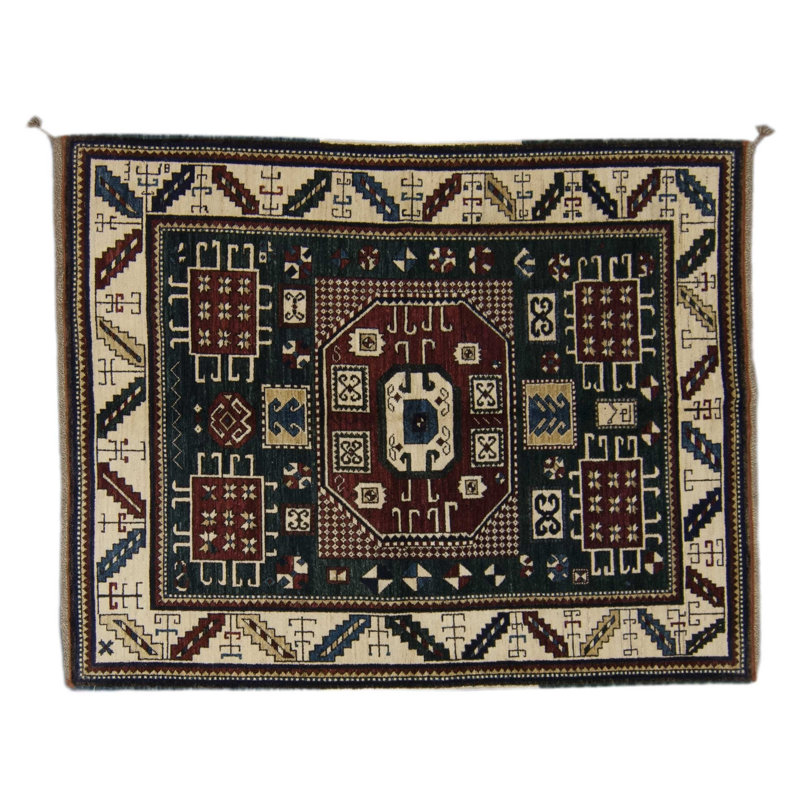 Karachopf One-of-a-Kind Area Rug, Rectangle 5' x 7'