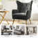 Avianna 29.25" Wide Tufted Polyester Wingback Chair