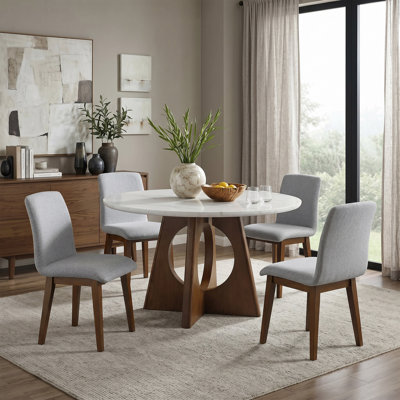 Shiloh 5-Piece Round Dining Table Set