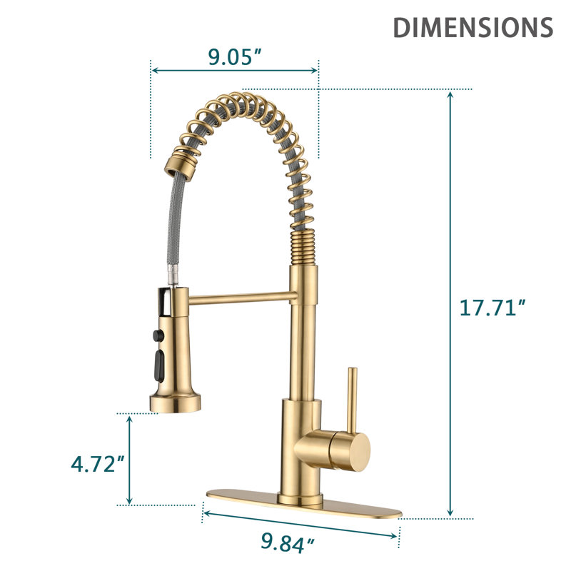 Eqloo Pull Down Kitchen Faucet