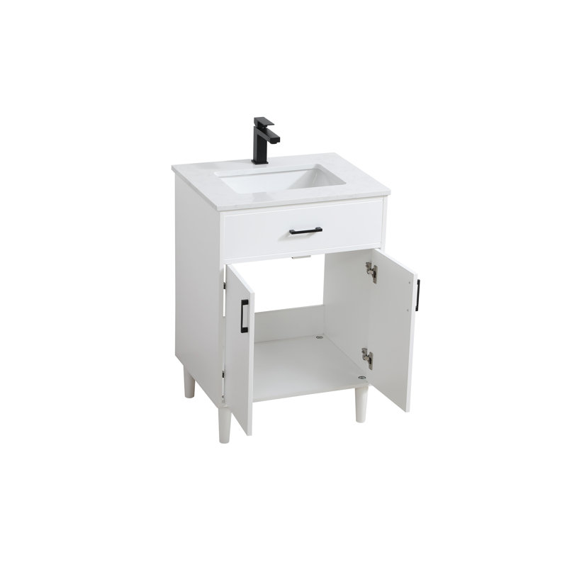 Chandler 24 inch Single Bathroom Vanity, White