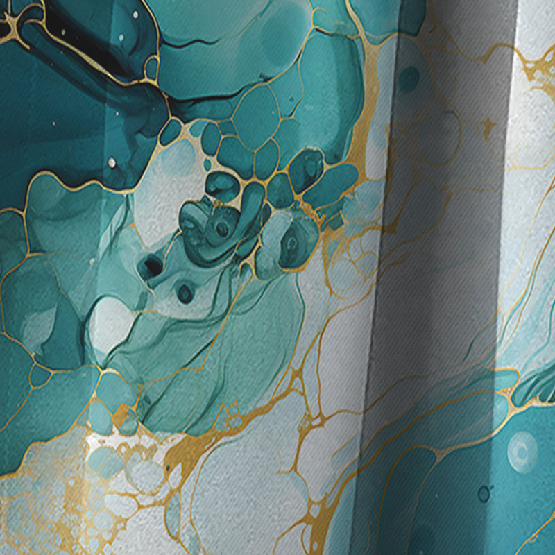 Rideau occultant en marbre Emerald Oceanic Allure, L 52 po x L 108 po