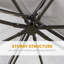 Marquita 3m x 3m Metal Patio Gazebo