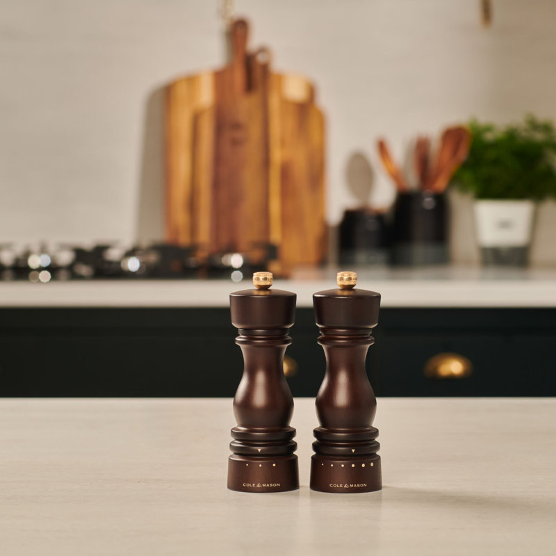 Brand No Power Source Required / Manual Salt & Pepper Mill Set