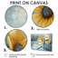 «Doneva Sunflowers By The Frozen Pond II» - Art mural tournesols-1483095703-1483095699-1483095697