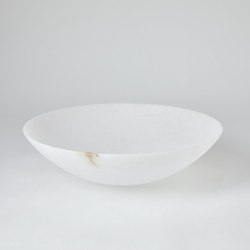 Handmade Alabaster Decorative Bowl