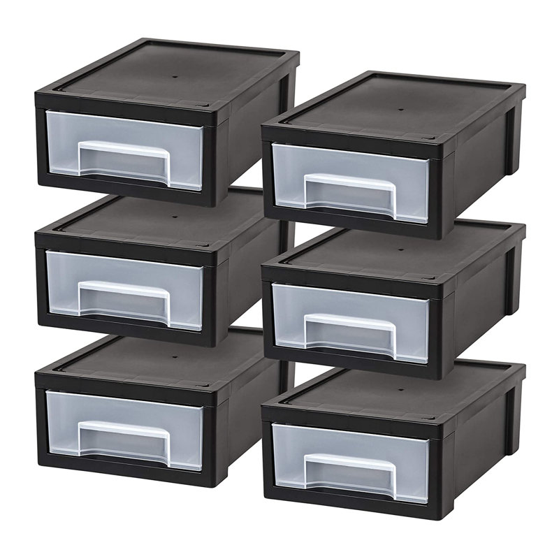 Tiroir de rangement empilable de 6,8 po