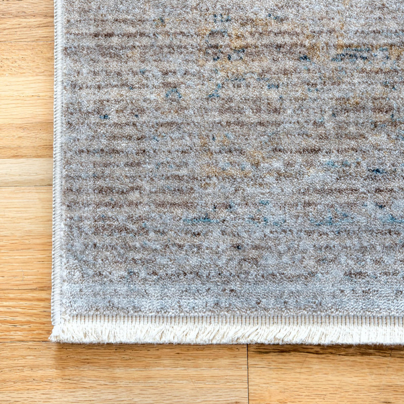 Tapis beige Rizer, Rectangle 4 pi x 6 pi 3 po
