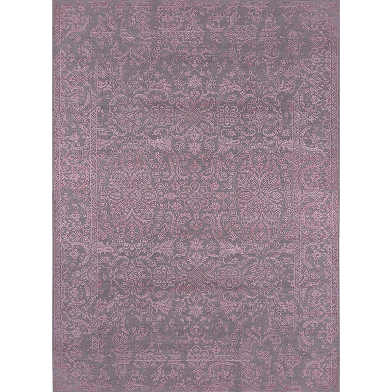 Tapis oriental rose / gris Guntersville, Rectangle 2 pi x 3 pi