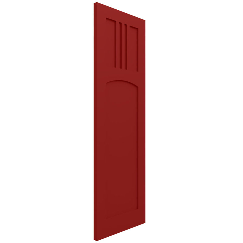 Volets EnduraCore Composite San Miguel, Rouge feu, L 12 po, 41"H