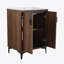 Meuble-lavabo de salle de bain avec lavabo supérieur, armoire de rangement de salle de bain avec portes à fermeture douce, lavabo simple