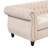 Modern Sofa Modern Sofa Dutch Plush Upholstered Sofa, Solid Wood Legs, Buttoned Tufted Backrest