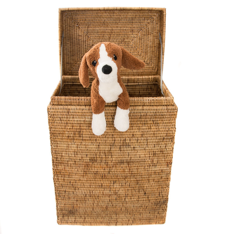 Hand Woven Laundry Hamper, Brown