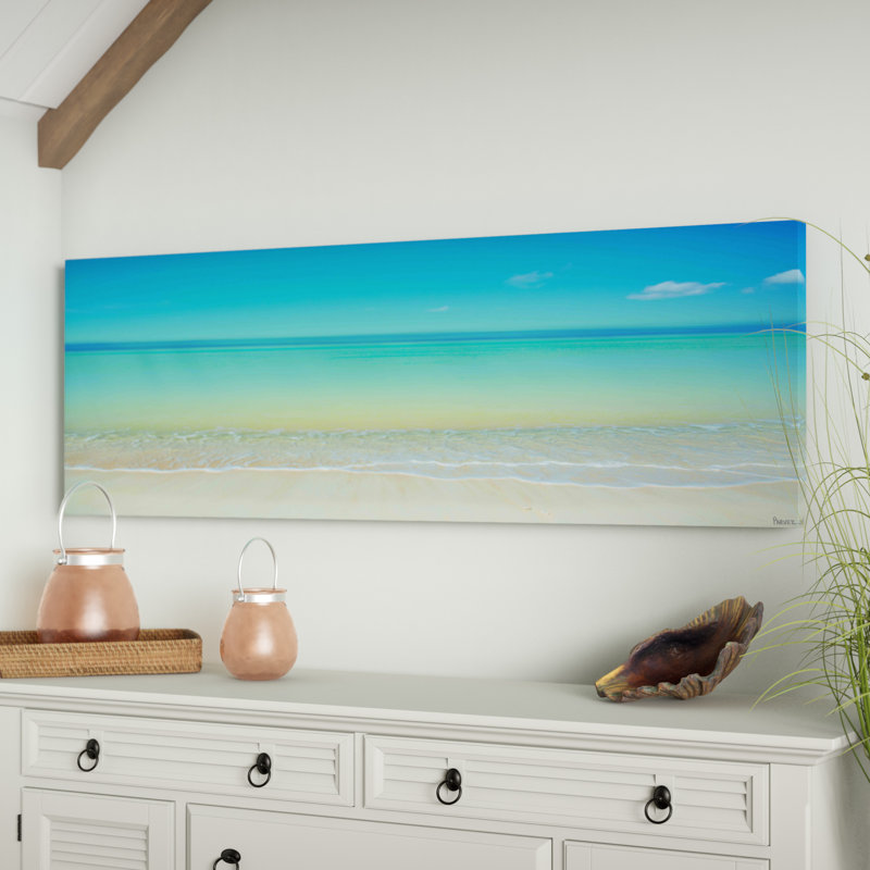 «Scenic Beach» par Parvez Taj - reproduction de photo sur toile tendue, H 5 po x l 15 po x P 1,5 po