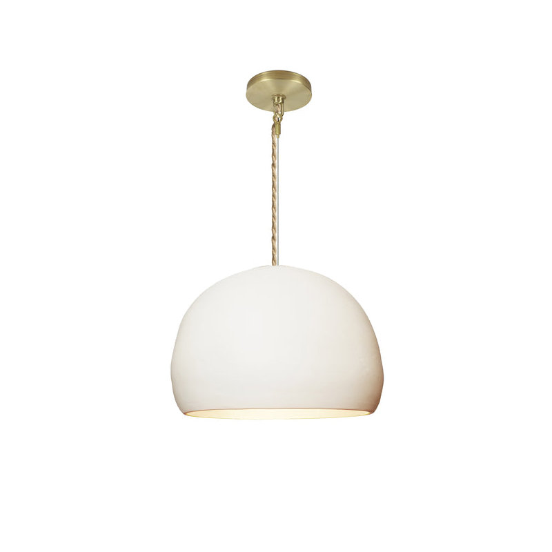 Clay 1 - Light Pendant, Ship, Matte White