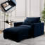 Chaise longue rembourrée avec rangement 51 po Latitude Run-397753110