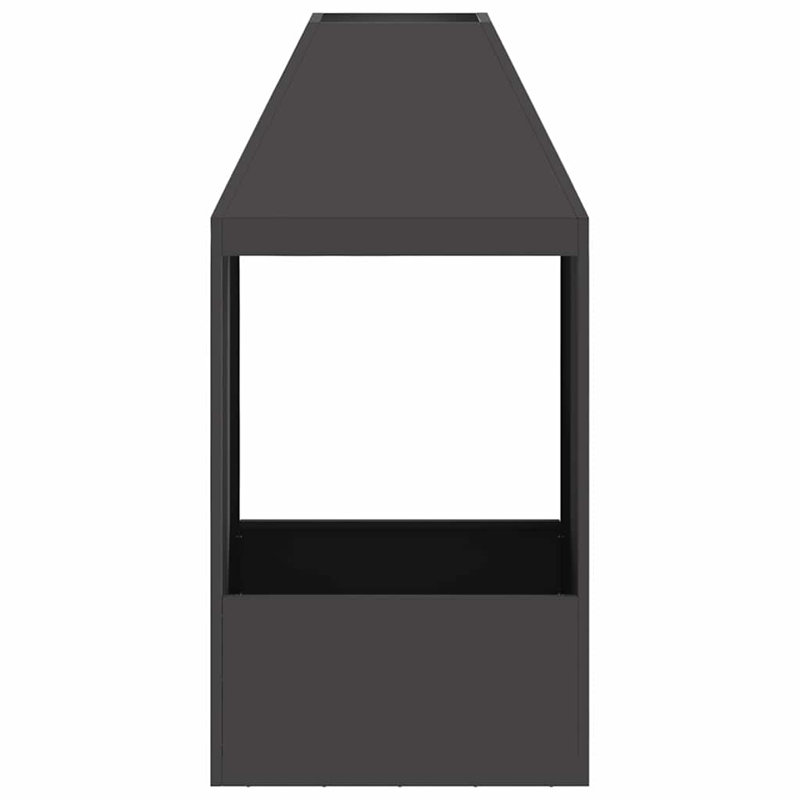 Modern Fire Pit, Black