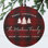3.75 " Plaid Christmas Phrases Ornament