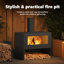 Steel Fire Pit-532086626-532086636