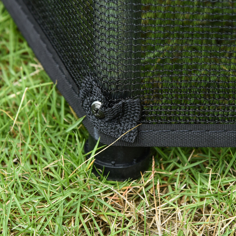 Trampoline pour enfants avec filet d'enclos, Rouge