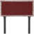 Rouge brique / Argent