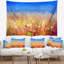 Tapisserie d'aquarelle abstraite de champ de fleurs-28491466