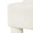 Polyester Square Boucle White Accent Chair