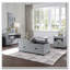 Table de bout avec rangement Dove Grey