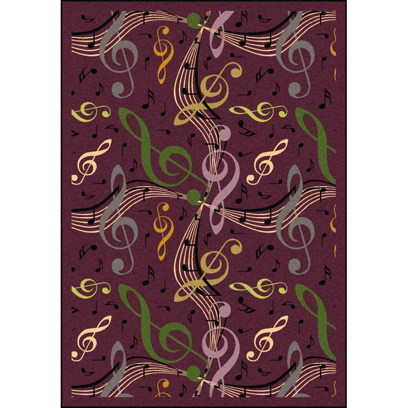 Tapis «Whimsy» par Joy Joy, Rectangle 3 pi 10 po x 5 pi 4 po